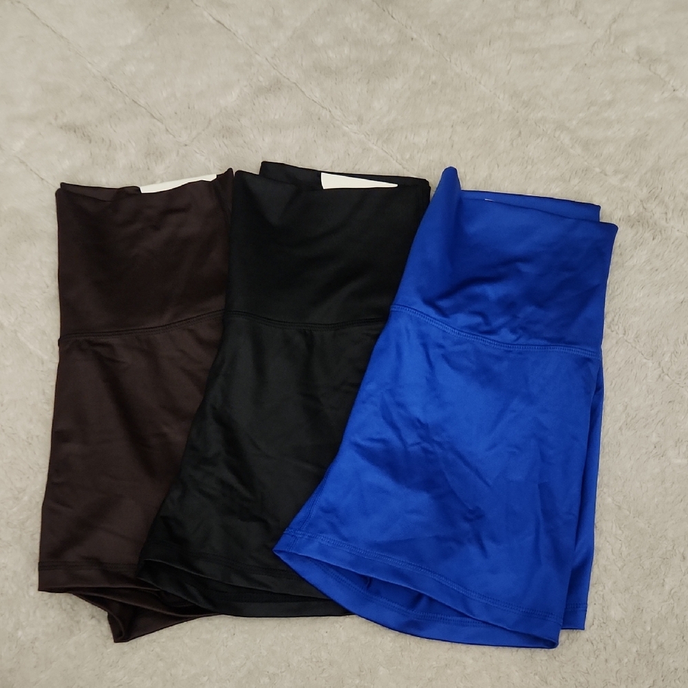 Offline By Aerie Goals 4" Bike Shorts Set Of 3